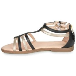 Geox SANDAL KARLY GIRL Couleur Noir / Doré -Geox Boutique 16396527 500 D