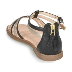 Geox SANDAL KARLY GIRL Couleur Noir / Doré -Geox Boutique 16396527 500 E