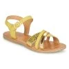 Geox J SANDAL EOLIE GIRL Couleur Jaune / Doré 2 Geox J SANDAL EOLIE GIRL Couleur Jaune / Doré -Geox Boutique 18418955 500 A