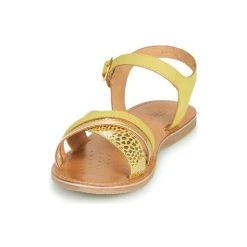 Geox J SANDAL EOLIE GIRL Couleur Jaune / Doré -Geox Boutique 18418955 500 C