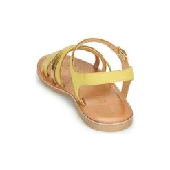 Geox J SANDAL EOLIE GIRL Couleur Jaune / Doré -Geox Boutique 18418955 500 E