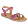 Geox J SANDAL EOLIE GIRL Couleur Rose / Doré -Geox Boutique 18418956 500 A