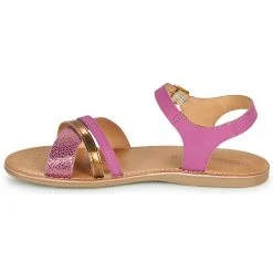 Geox J SANDAL EOLIE GIRL Couleur Rose / Doré -Geox Boutique 18418956 500 D