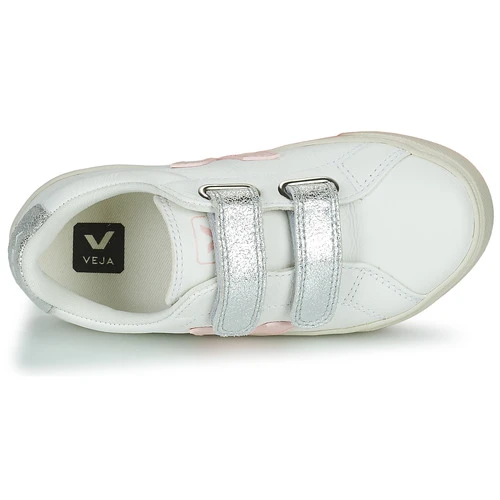 Veja SMALL ESPLAR VELCRO Couleur Blanc / Doré 8 Veja SMALL ESPLAR VELCRO Couleur Blanc / Doré – Image 6