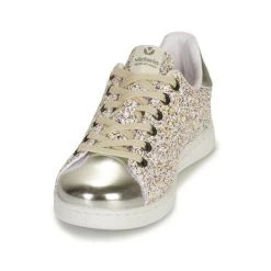 Victoria TENIS GLITTER Couleur Argenté -Geox Boutique 18749911 500 C