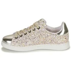 Victoria TENIS GLITTER Couleur Argenté -Geox Boutique 18749911 500 D