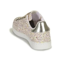 Victoria TENIS GLITTER Couleur Argenté -Geox Boutique 18749911 500 E