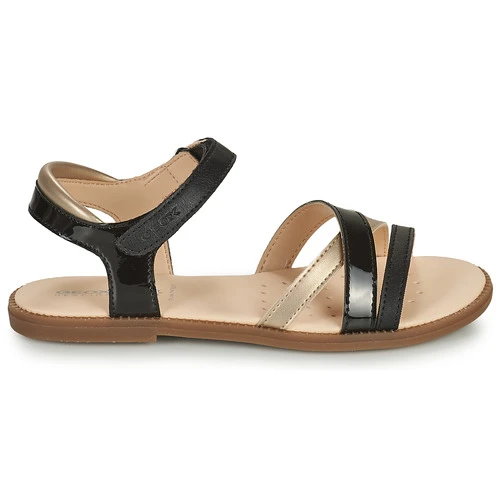 Geox SANDAL KARLY GIRL Couleur Noir / Doré 4 Geox SANDAL KARLY GIRL Couleur Noir / Doré – Image 2