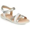 Geox SANDAL KARLY GIRL Couleur Blanc / Argenté 1 Geox SANDAL KARLY GIRL Couleur Blanc / Argenté -Geox Boutique 18764320 500 A