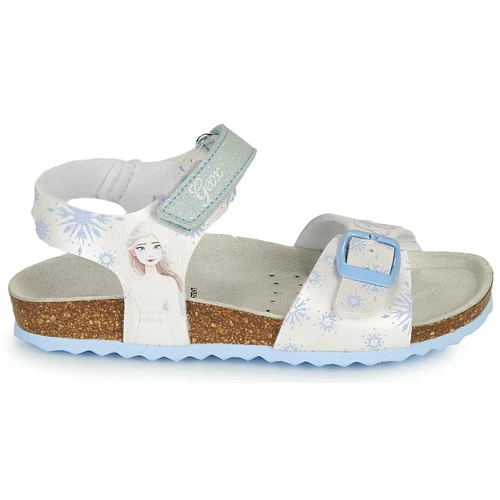 Geox ADRIEL GIRL Couleur Blanc / Bleu 4 Geox ADRIEL GIRL Couleur Blanc / Bleu – Image 2