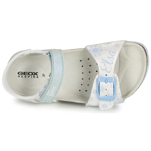 Geox ADRIEL GIRL Couleur Blanc / Bleu 8 Geox ADRIEL GIRL Couleur Blanc / Bleu – Image 6