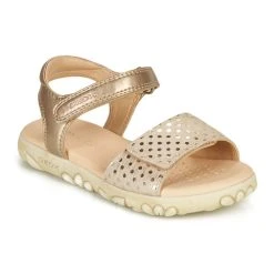 Geox SANDAL HAITI GIRL Couleur Beige /Doré