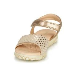 Geox SANDAL HAITI GIRL Couleur Beige /Doré 10 Geox SANDAL HAITI GIRL Couleur Beige /Doré -Geox Boutique 18764330 500 C