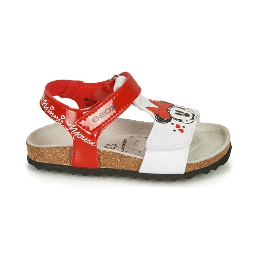 Geox SANDAL CHALKI GIRL Couleur Rouge / Blanc 4 Geox SANDAL CHALKI GIRL Couleur Rouge / Blanc – Image 2