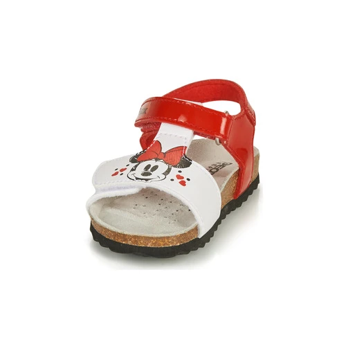 Geox SANDAL CHALKI GIRL Couleur Rouge / Blanc 5 Geox SANDAL CHALKI GIRL Couleur Rouge / Blanc – Image 3