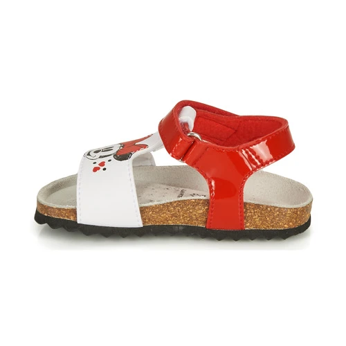 Geox SANDAL CHALKI GIRL Couleur Rouge / Blanc 6 Geox SANDAL CHALKI GIRL Couleur Rouge / Blanc – Image 4