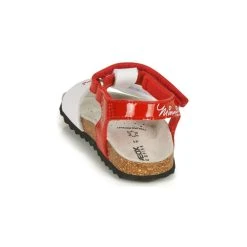 Geox SANDAL CHALKI GIRL Couleur Rouge / Blanc 12 Geox SANDAL CHALKI GIRL Couleur Rouge / Blanc -Geox Boutique 18764398 500 E