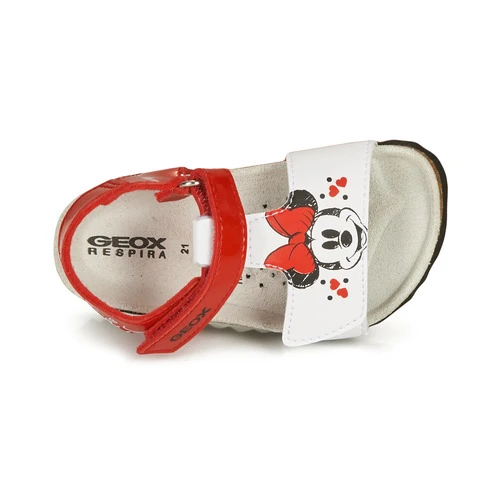 Geox SANDAL CHALKI GIRL Couleur Rouge / Blanc 8 Geox SANDAL CHALKI GIRL Couleur Rouge / Blanc – Image 6