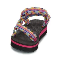 Teva C MIDFORM FRAY Couleur Rose / Multicolore -Geox Boutique 18836814 500 C