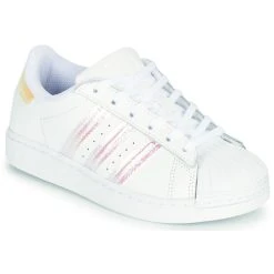Adidas Originals SUPERSTAR C Couleur Blanc / Iridescent