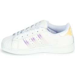Adidas Originals SUPERSTAR C Couleur Blanc / Iridescent -Geox Boutique 18898647 500 D