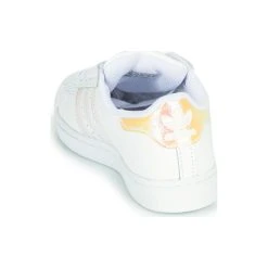 Adidas Originals SUPERSTAR C Couleur Blanc / Iridescent -Geox Boutique 18898647 500 E