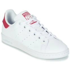 Adidas Originals STAN SMITH J ECO-RESPONSABLE Couleur Blanc / Rose
