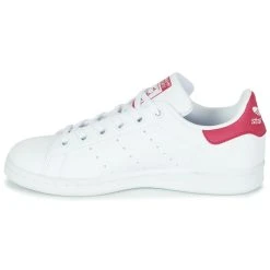 Adidas Originals STAN SMITH J ECO-RESPONSABLE Couleur Blanc / Rose -Geox Boutique 18898715 500 D