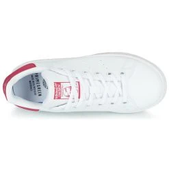 Adidas Originals STAN SMITH J ECO-RESPONSABLE Couleur Blanc / Rose -Geox Boutique 18898715 500 F