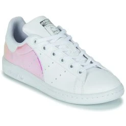 Adidas Originals STAN SMITH J ECO-RESPONSABLE Couleur Blanc / Iridescent