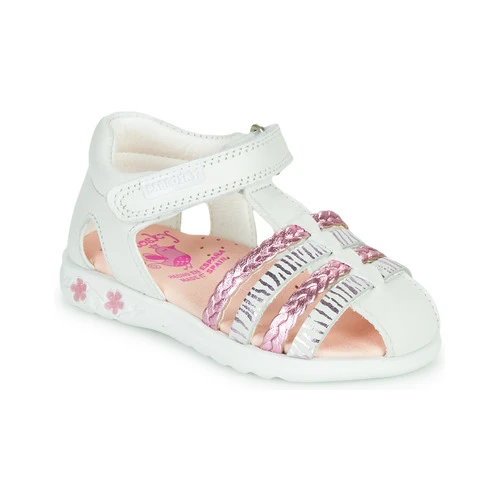 Pablosky ELLA Couleur Blanc / Rose 3 Pablosky ELLA Couleur Blanc / Rose