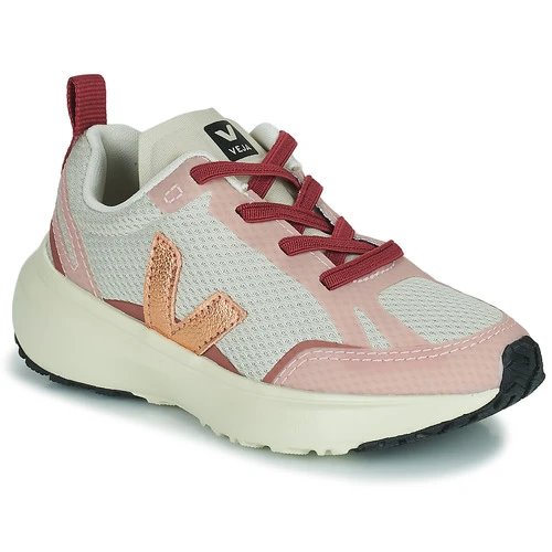 Veja SMALL CANARY Couleur Blanc / Rose 3 Veja SMALL CANARY Couleur Blanc / Rose
