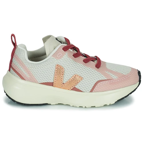 Veja SMALL CANARY Couleur Blanc / Rose 4 Veja SMALL CANARY Couleur Blanc / Rose – Image 2