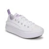 Converse CHUCK TAYLOR ALL STAR MOVE CANVAS OX Couleur Blanc / Rose 2 Converse CHUCK TAYLOR ALL STAR MOVE CANVAS OX Couleur Blanc / Rose -Geox Boutique 19935459 500 A