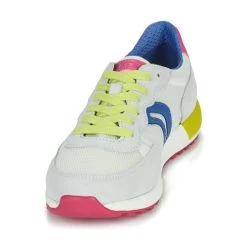 Geox J ALBEN GIRL Couleur Blanc / Bleu / Rose -Geox Boutique 20351949 500 C