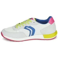 Geox J ALBEN GIRL Couleur Blanc / Bleu / Rose -Geox Boutique 20351949 500 D