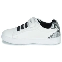 Geox J DJROCK GIRL B Couleur Blanc / Noir -Geox Boutique 21124648 500 D