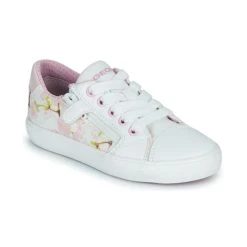 Geox J GISLI GIRL B Couleur Rose / Blanc