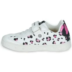 Geox J SKYLIN GIRL Couleur Blanc / Noir / Rose 11 Geox J SKYLIN GIRL Couleur Blanc / Noir / Rose -Geox Boutique 21124686 500 D