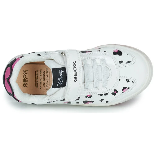 Geox J SKYLIN GIRL Couleur Blanc / Noir / Rose 8 Geox J SKYLIN GIRL Couleur Blanc / Noir / Rose – Image 6