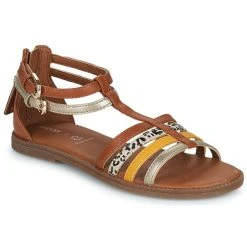 Geox J SANDAL KARLY GIRL Couleur Marron / Doré