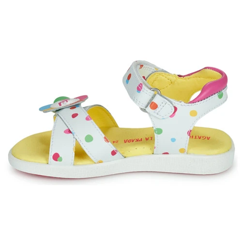 Agatha Ruiz De La Prada AITANA Couleur Blanc / Rose 6 Agatha Ruiz De La Prada AITANA Couleur Blanc / Rose – Image 4