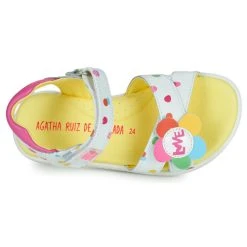 Agatha Ruiz De La Prada AITANA Couleur Blanc / Rose 13 Agatha Ruiz De La Prada AITANA Couleur Blanc / Rose -Geox Boutique 21135125 500 F