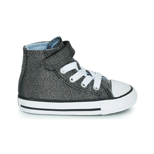 Converse CHUCK TAYLOR ALL STAR 1V UNDERSEA GLITTER HI Couleur Noir 4 Converse CHUCK TAYLOR ALL STAR 1V UNDERSEA GLITTER HI Couleur Noir – Image 2