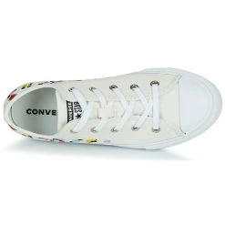 Converse CHUCK TAYLOR ALL STAR FESTIVAL BRODERIE OX Couleur Blanc -Geox Boutique 21246527 500 F