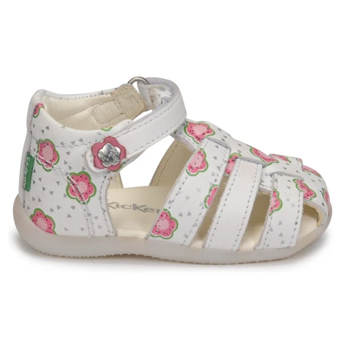 Kickers BIGFLO-2 Couleur Blanc / Rose 4 Kickers BIGFLO-2 Couleur Blanc / Rose – Image 2