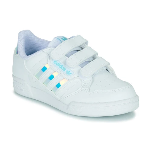 Adidas Originals CONTINENTAL 80 STRI Couleur Blanc / Iridescent 3 Adidas Originals CONTINENTAL 80 STRI Couleur Blanc / Iridescent