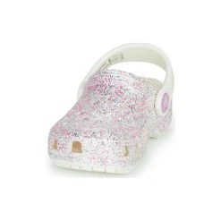 Crocs CLASSIC GLITTER CLOG T Couleur Blanc -Geox Boutique 21667447 500 C