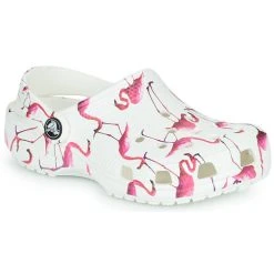 Crocs CLASSIC POOL PARTY CLOG K Couleur Blanc / Rose