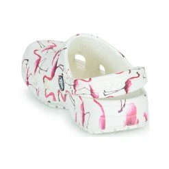 Crocs CLASSIC POOL PARTY CLOG K Couleur Blanc / Rose -Geox Boutique 21667505 500 E